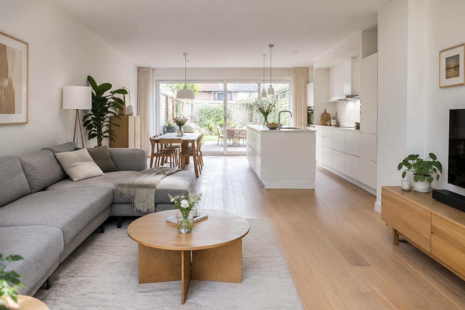 Complete tussenwoning transformatie